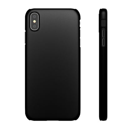 Black iPhone Case (Slim) iPhone XS MAX Matte Phone Case