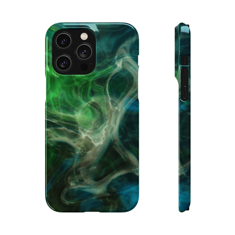 Green Marble iPhone Case (Slim) iPhone 14 Pro Max Glossy Phone Case