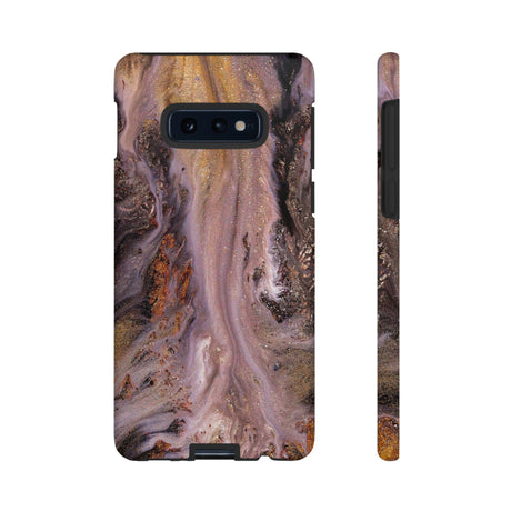 Pink Marble Ink Art Android Case (Protective) Samsung Galaxy S10E Matte Phone Case