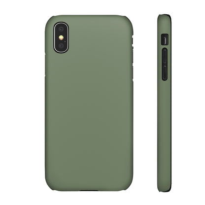 Camouflage Green iPhone Case (Slim) iPhone X Matte Phone Case