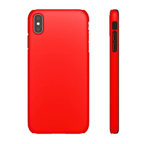 Candy Apple Red iPhone Case (Slim) iPhone XS MAX Matte Phone Case