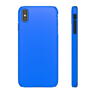 Brandeis Blue iPhone Case (Slim) iPhone XS MAX Matte Phone Case