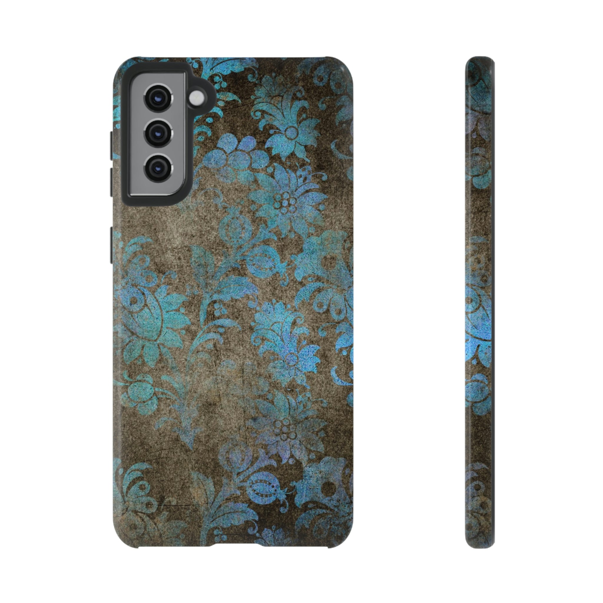 Bigrunge Gothic Flower Samsung Case (Protective) Samsung Galaxy S21 Plus Glossy Phone Case