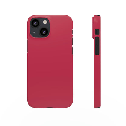 Bright Maroon iPhone Case (Slim) iPhone 13 Mini Matte Phone Case