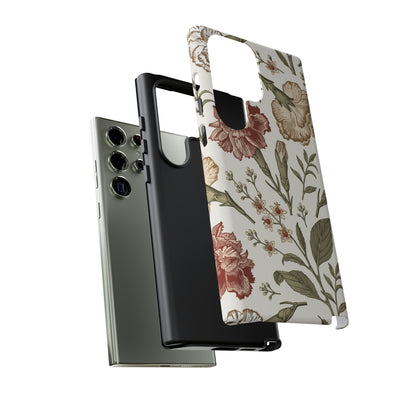 Carnation Vintage Flower Samsung Case (Protective) Phone Case