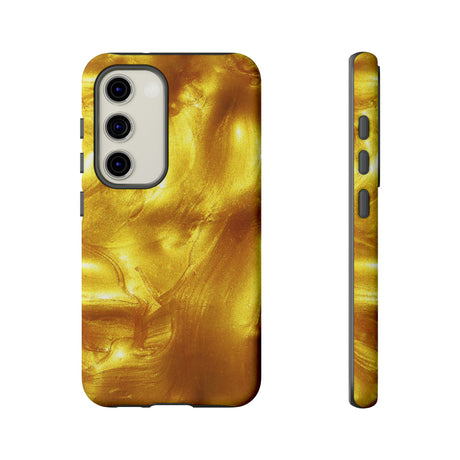 Liquid Gold Android Case (Protective) Samsung Galaxy S23 Matte Phone Case