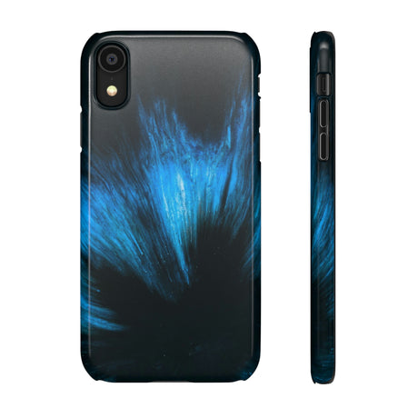 Midnight Shadow Ink Art iPhone Case (Slim) iPhone XR Glossy Phone Case