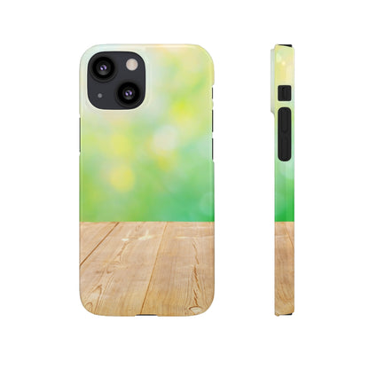 Summer Background With Wooden Pier Samsung/iPhone (Slim) Phone Case