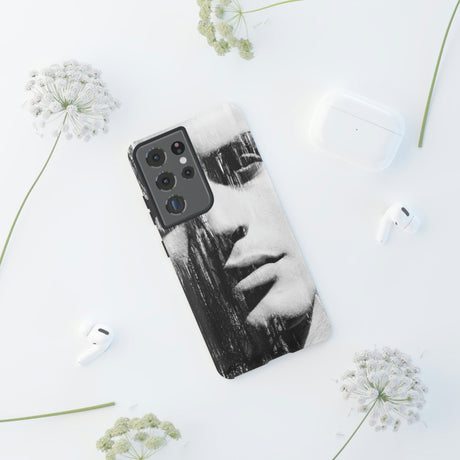 Black & White Pop Art Android Case (Protective) Phone Case