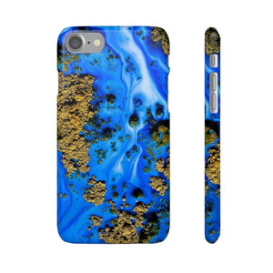 Blue River Ink Art iPhone Case (Slim) iPhone 7 Glossy Phone Case