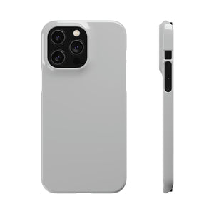 Gray iPhone Case (Slim) iPhone 14 Pro Max Glossy Phone Case