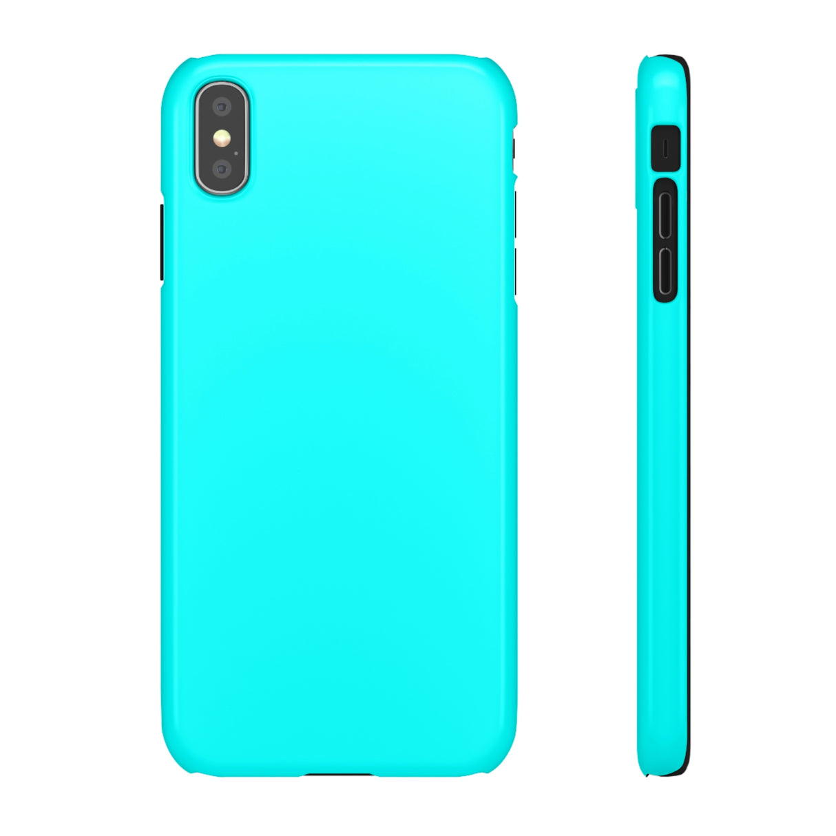 Aqua Blue iPhone Case (Slim) iPhone XS MAX Glossy Phone Case