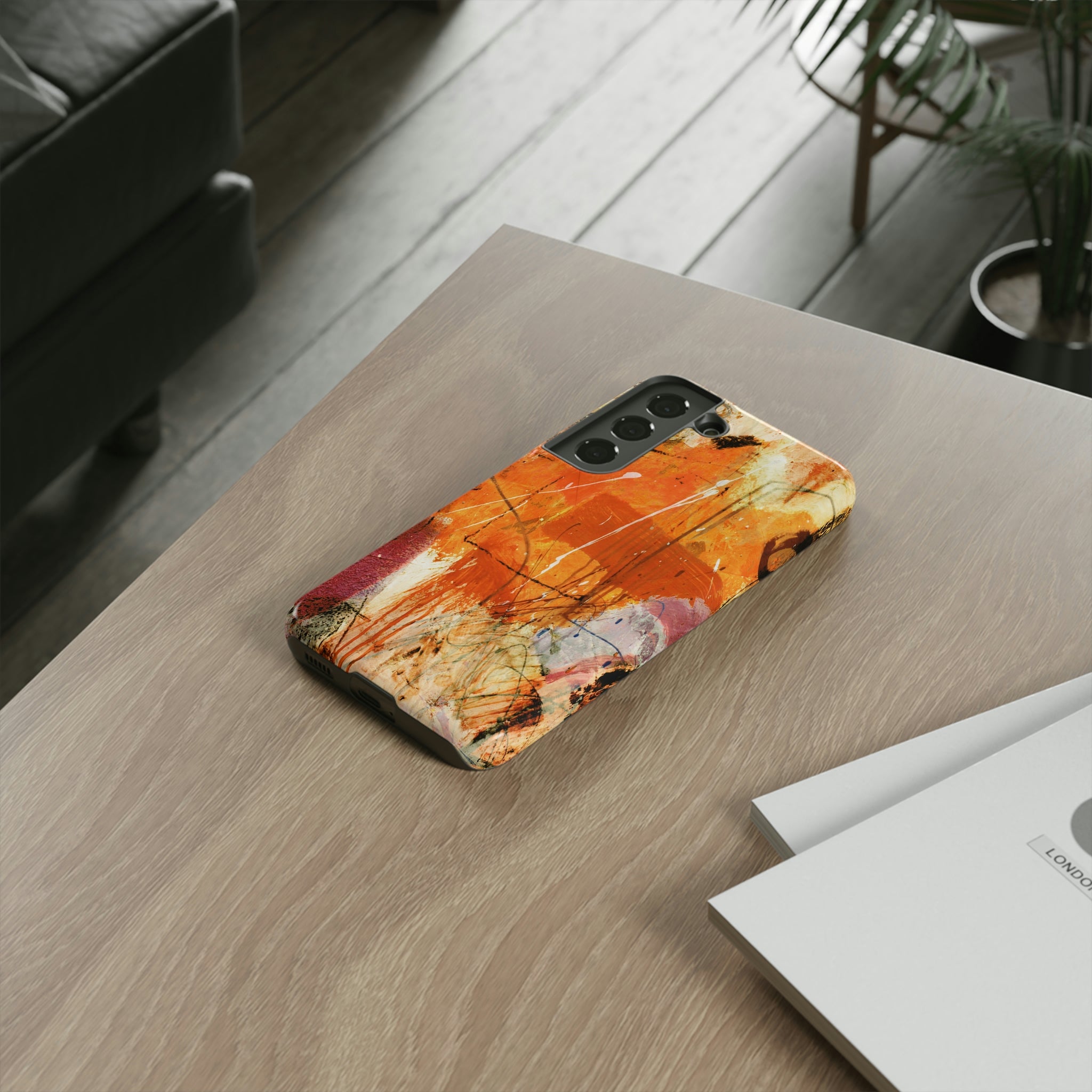 Abstract Orange Art Android Case (Protective) Phone Case