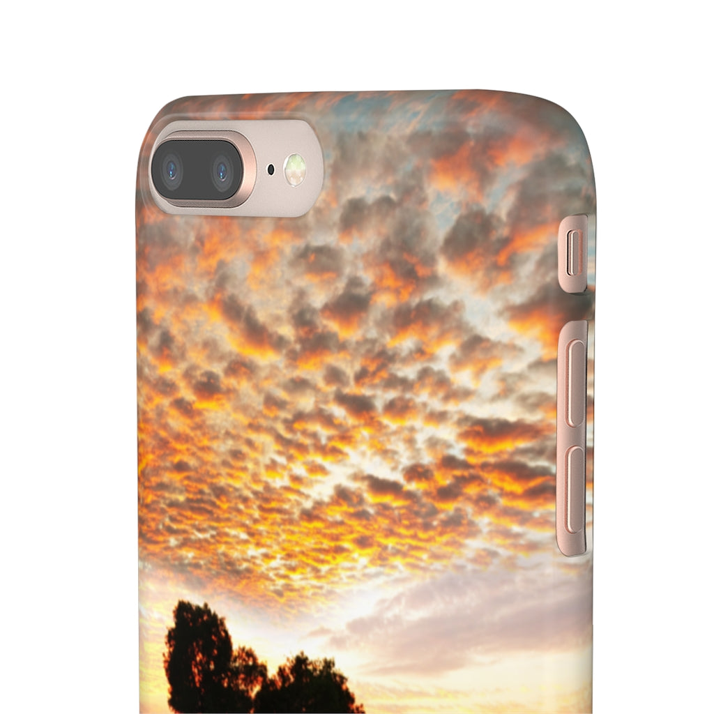 Sunset on the Tropical River Samsung/iPhone (Slim) iPhone 8 Plus Glossy Phone Case