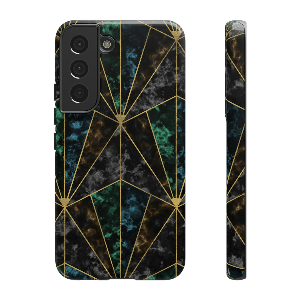 Art Deco Mirror Android Case (Protective) Samsung Galaxy S22 Glossy Phone Case