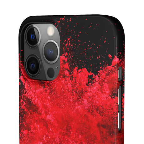 Red Explosion iPhone Case (Slim) Phone Case