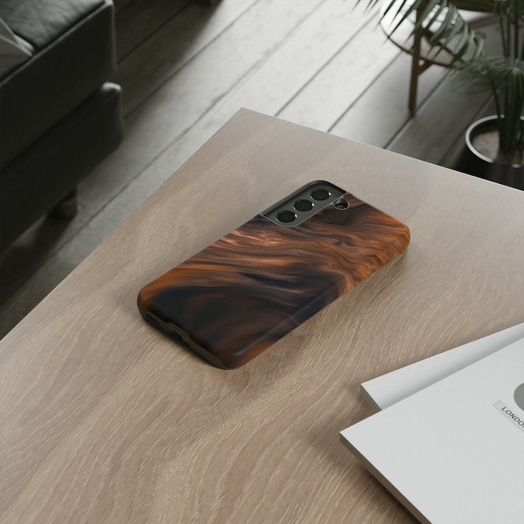 Brown Mist Ink Art Android Case (Protective) Phone Case