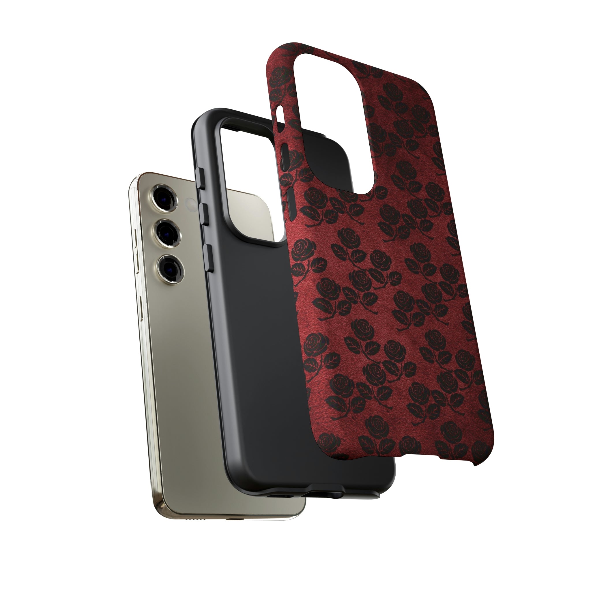 Rosemony Gothic Flower Samsung Case (Protective) Phone Case