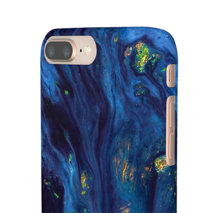 Green Opal Ink Art iPhone Case (Slim) Phone Case