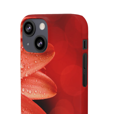 Red Spring Flower Samsung/iPhone (Slim) iPhone 13 Mini Matte Phone Case