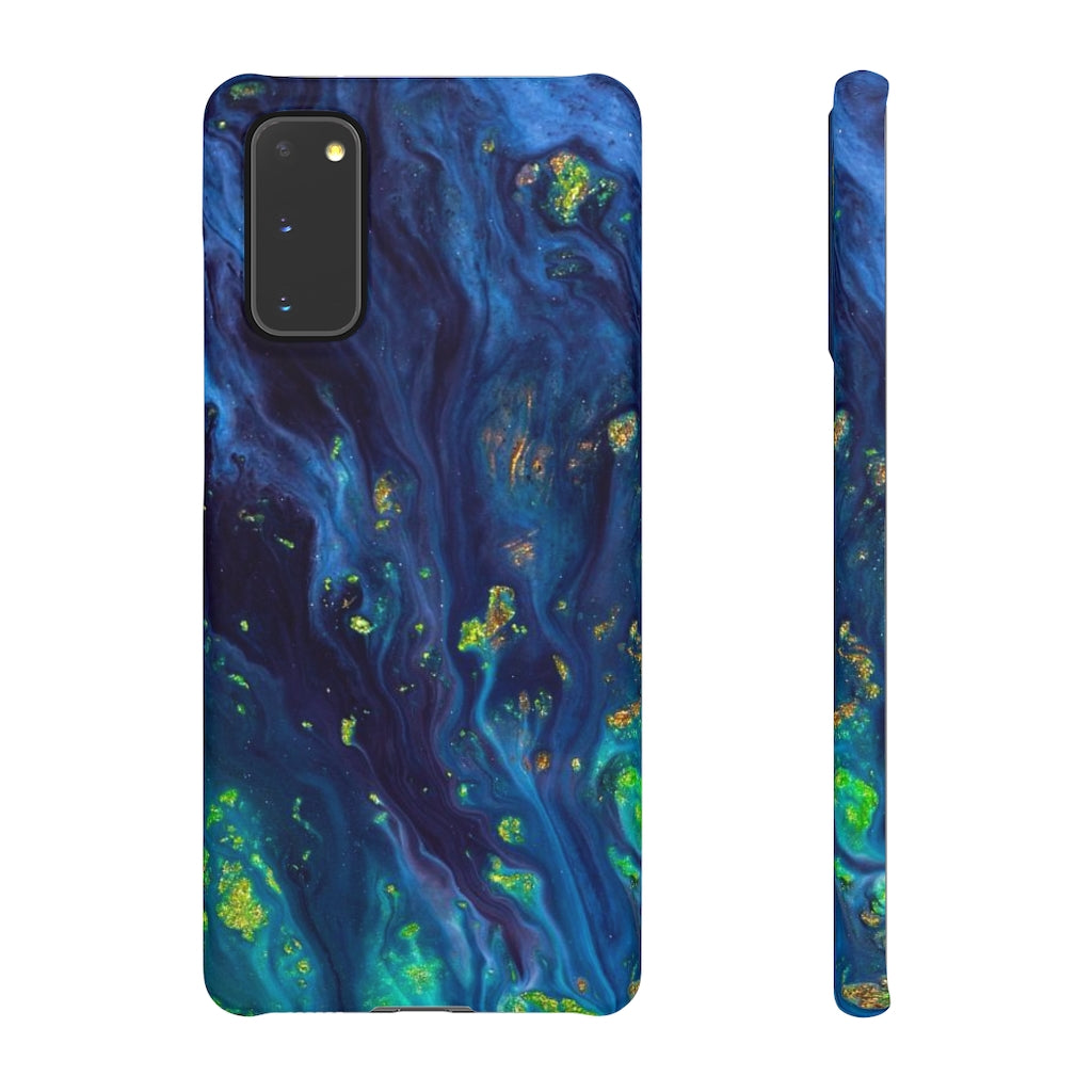 Green Opal Ink Art Android Case (Slim) Samsung Galaxy S20 Matte Phone Case