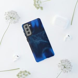 Blue Space Ink Art Android Case (Protective) Phone Case