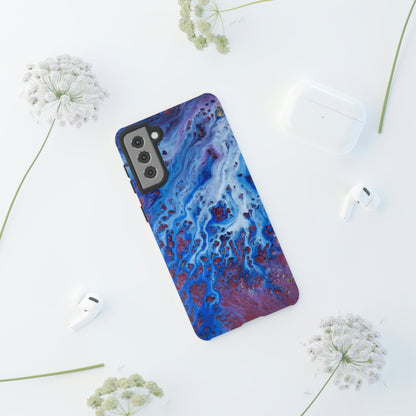 Ice Blue River Ink Art Android Case (Protective) Phone Case