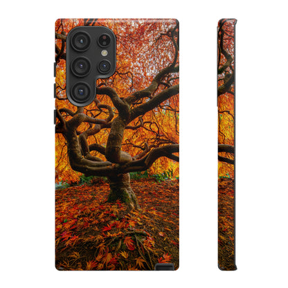 Fall Forest Android Case (Protective) Samsung Galaxy S22 Ultra Glossy Phone Case