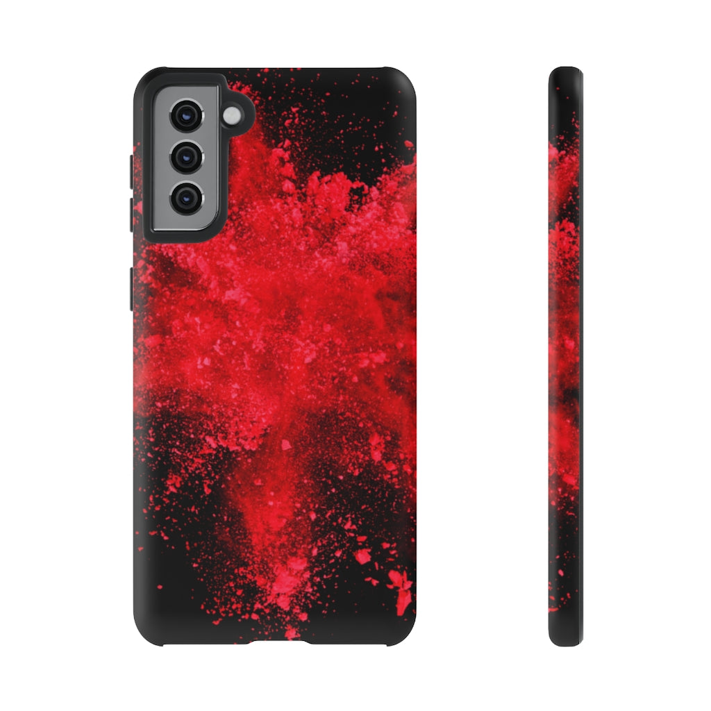 Red Explosion Andriod Case (Protective) Samsung Galaxy S21 Plus Matte Phone Case