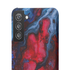 Neon Red Ink Art Android Case (Slim) Phone Case