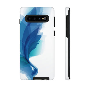 Blue Feathers Android Case (Protective) Samsung Galaxy S10 Glossy Phone Case