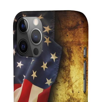 Close up of American flag Samsung/iPhone (Slim) iPhone 12 Pro Max Matte Phone Case