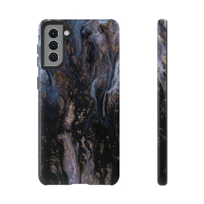 Blue River Ink Art Android Case (Protective) Samsung Galaxy S21 Plus Glossy Phone Case