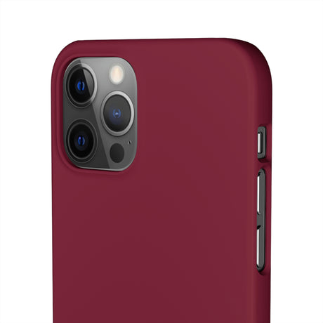 Claret Red iPhone Case (Slim) Phone Case