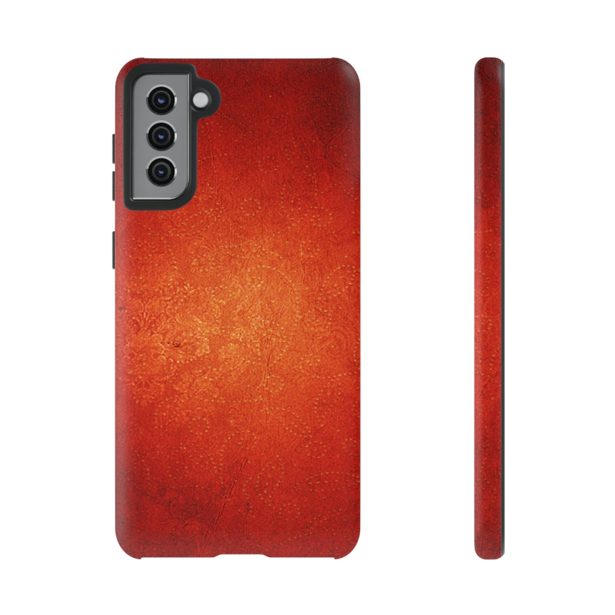 Red Grunge Android Case (Protective) Samsung Galaxy S21 Plus Matte Phone Case