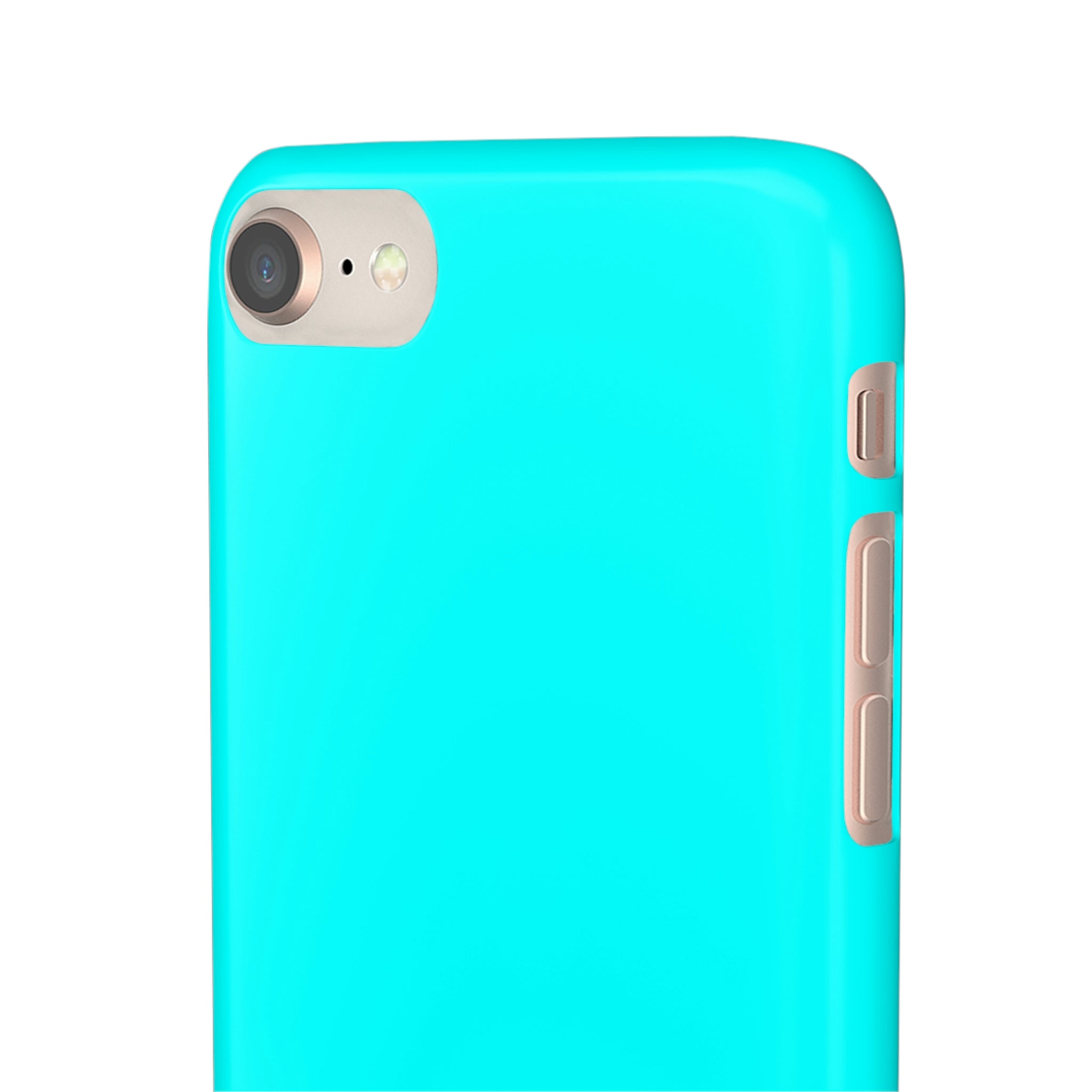 Aqua Blue iPhone Case (Slim) Phone Case