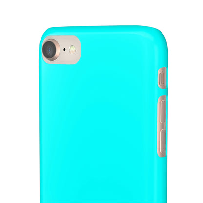 Aqua Blue iPhone Case (Slim) Phone Case