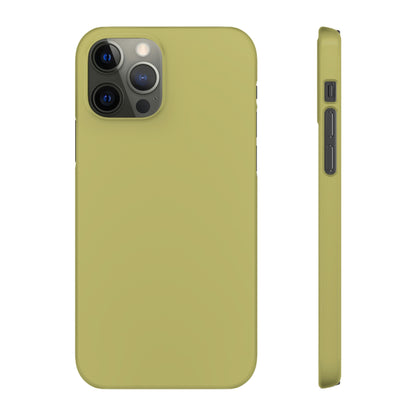 Dark Khaki iPhone Case (Slim) iPhone 12 Pro Glossy Phone Case