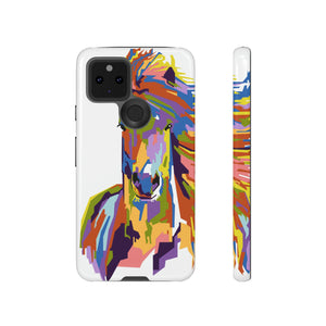 Horse Abstract Art Android Case (Protective) Google Pixel 5 5G Glossy Phone Case