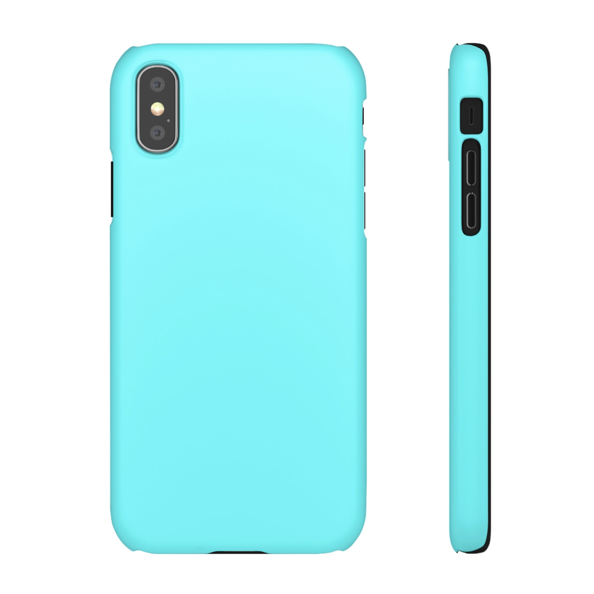 Electric Blue iPhone Case (Slim) iPhone XS Matte Phone Case