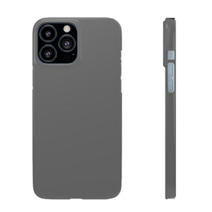 Dim Gray iPhone Case (Slim) iPhone 13 Pro Max Glossy Phone Case