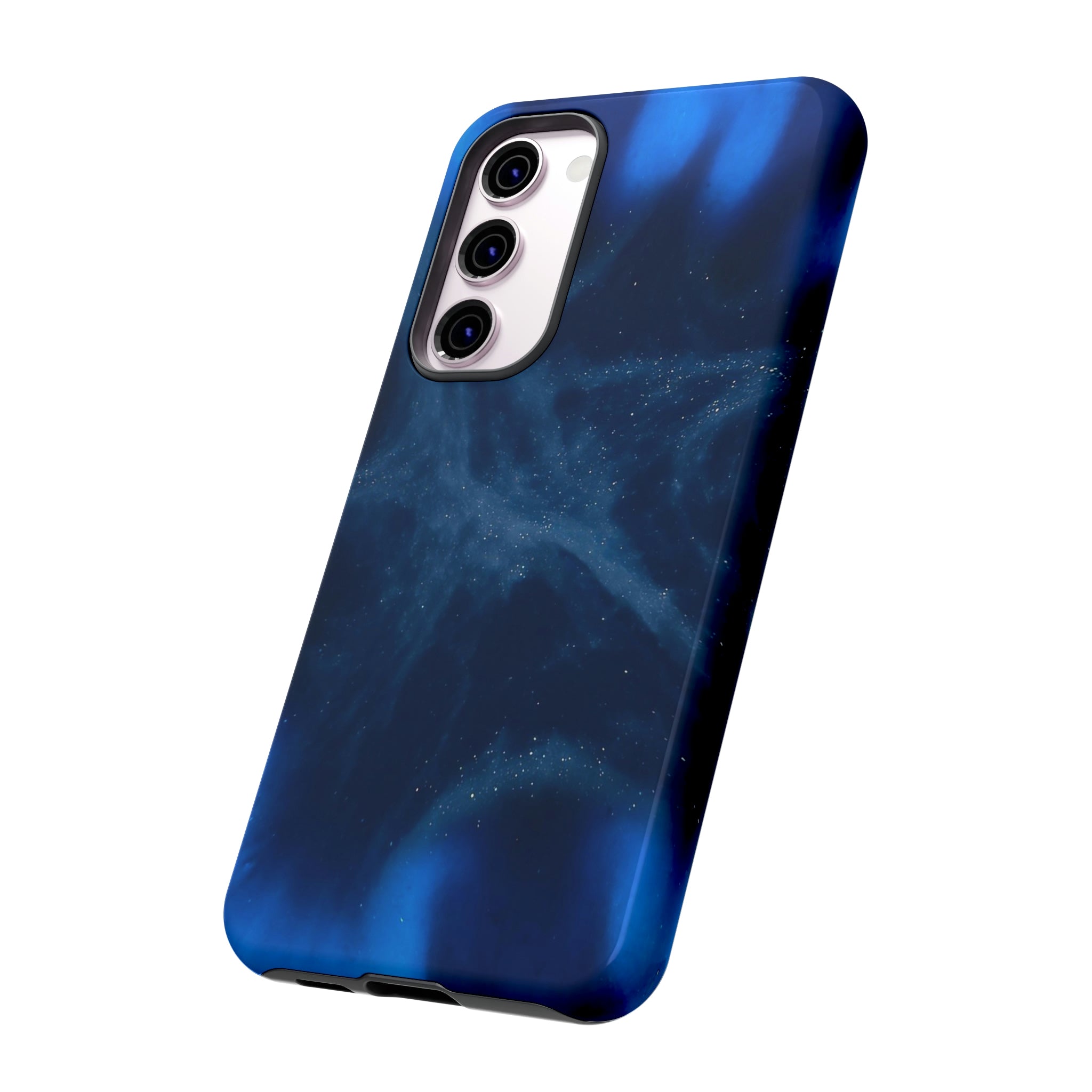 Blue Space Ink Art Android Case (Protective) Phone Case