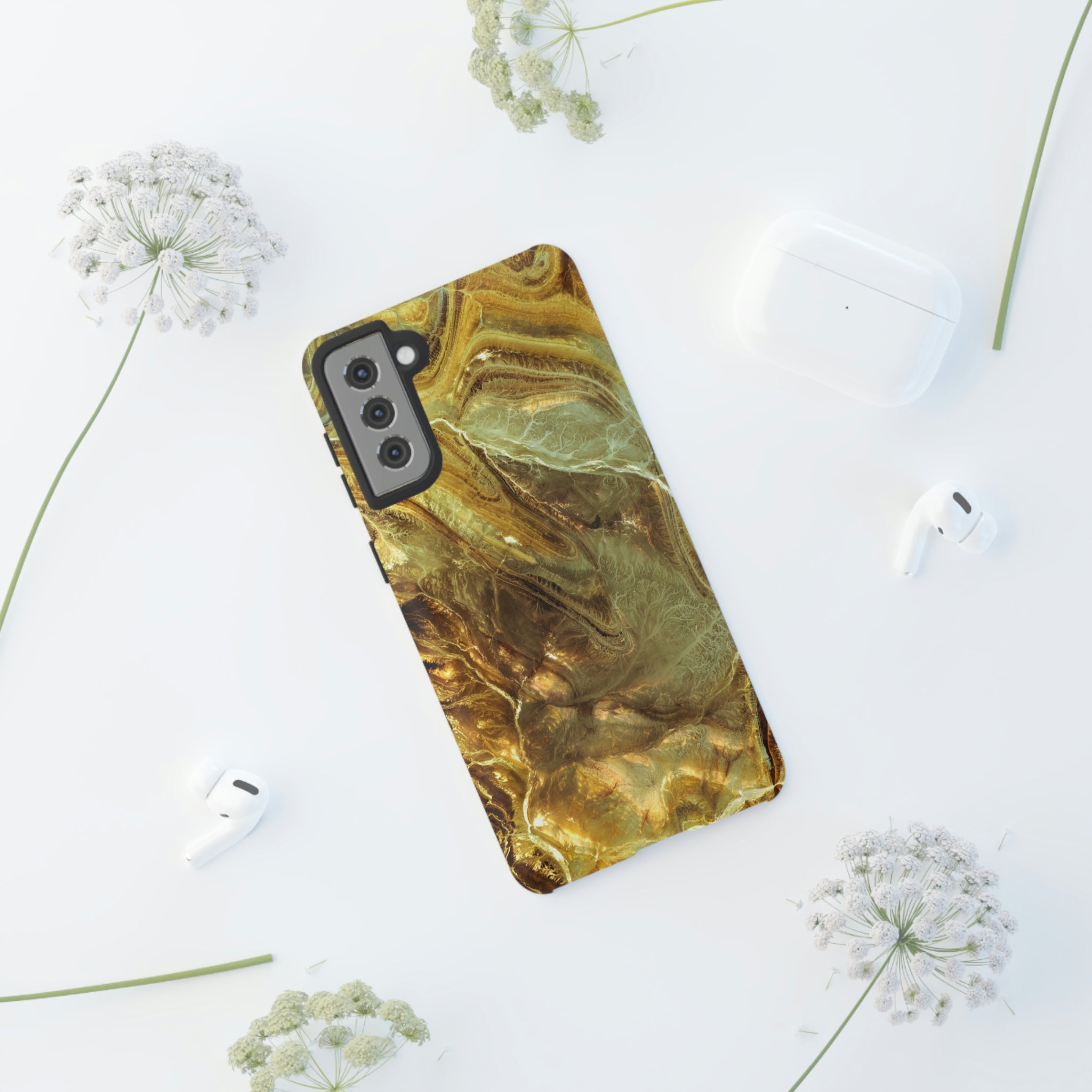 Nacre Marble Android Case (Protective) Phone Case