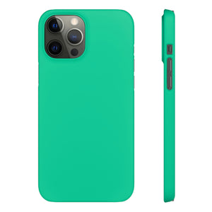 Caribbean Green iPhone Case (Slim) iPhone 12 Pro Max Matte Phone Case