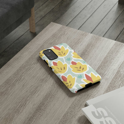 Summer Yellow Happy Flower Samsung Case (Protective) Phone Case