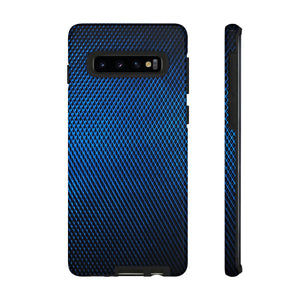 Blue Metal Android Case (Protective) Samsung Galaxy S10 Glossy Phone Case