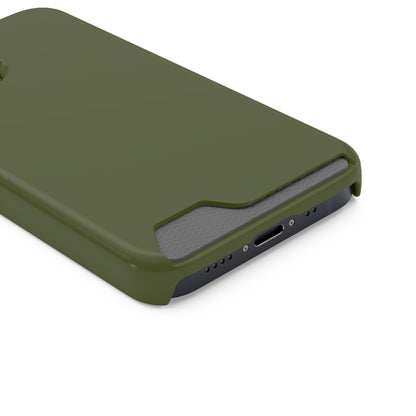 Army Green iPhone Case (Card) Phone Case