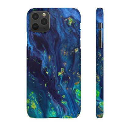 Green Opal Ink Art iPhone Case (Slim) iPhone 11 Pro Max Matte Phone Case