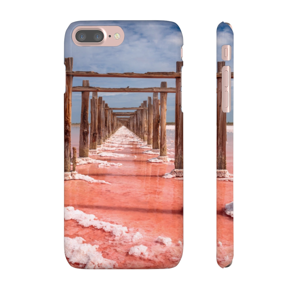 Pink Color of Salt Lake Samsung/iPhone (Slim) Phone Case