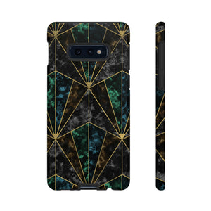 Art Deco Mirror Android Case (Protective) Samsung Galaxy S10E Glossy Phone Case